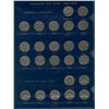 Image 1 : 1922 to 1967 5¢ Lot.  Complete collection comes in old blue Whitman holder .  VG to EF.