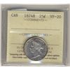 Image 1 : 1874H 25¢ ICCS VF20.