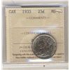 Image 1 : 1935 25¢ ICCS MS60.