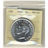 Image 1 : 1949 $1 ICCS MS65.  Lustrous white.