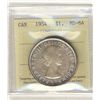 Image 1 : 1954 $1 ICCS MS64.