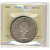 Image 1 : 1956 $1 ICCS MS63.