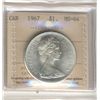 Image 1 : 1967 $1 ICCS MS64.