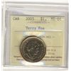 Image 1 : 2005 $1 Terry Fox  ICCS MS64.  Should be designated as no grass.