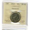 Image 1 : 2012 $1 Security ICCS MS66.