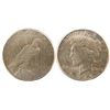 US 1924S US Silver Peace Dollar AU-58.