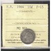 Image 1 : N.B. 1864 10¢  ICCS  F-15.