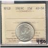 Image 1 : Nfld 1919C  25¢ ICCS  AU-58.