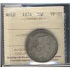 Image 1 : Nfld 1874 50¢ ICCS VF-20.