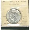 Image 1 : 1940 50¢ ICCS  MS-64.