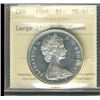 1966  $1 ICCS  MS-64, Lge Bds; Heavy Cameo.