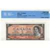 Image 1 : 1954 $2 BC-30a Devils Face #AB0000285 Low SN, CCCS Choice UNC-64.