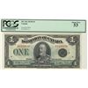 Image 1 : 1923 $1 DC-25n #D1420950 PCGS AU53. Crisp and bright.