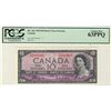Image 1 : 1954  $10 BC-32a #CD5085608 PCGS CH UNC 63PPQ.