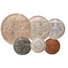 Image 1 : 1936 BU Year Set.  Includes 1¢ MS64RD, 5¢, 10¢ MS63, 25¢, 50¢ MS64 & $1 MS65.  Lot of 5 coins all PC