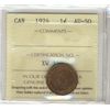 Image 1 : 1924 1¢ ICCS AU50.  Sharp issue.