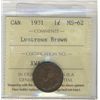 Image 1 : 1931 1¢ ICCS MS62 Lustrous brown.