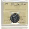 Image 1 : 2000 5¢ ICCS MS65