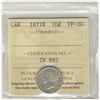 Image 1 : 1871H 10¢ ICCS VF20
