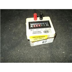 I.E.T. Resistance Substituter