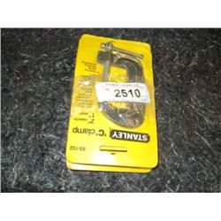 Lot of Stanley 2" C-Clamp