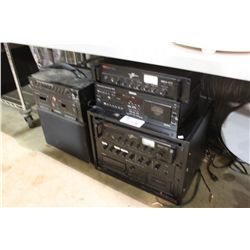 LOT OF SOUND EQUIPMENT