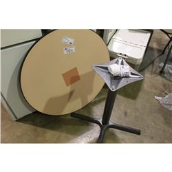 ROUND CAFE TABLE WITH BASE