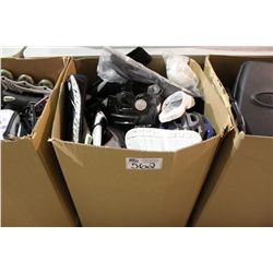 BOX OF ASSORTED SPORTS GEAR