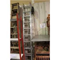 ALUMINUM EXTENSION LADDER