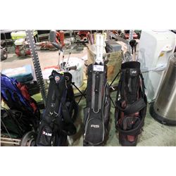 2 GOLF BAGS & CONTENTS