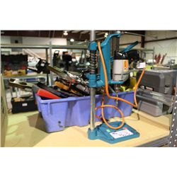 B&D DRILL PRESS & ASSORTED HAND TOOLS