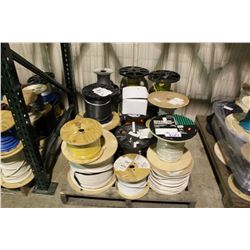 PALLET OF ASSORTED ELECTRICAL WIRE