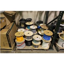 PALLET OF ASSORTED ELECTRICAL WIRE
