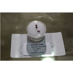 LOOSE GEM STONE GENUINE RUBY