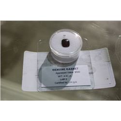 LOOSE GEM STONE GENUINE GARNET