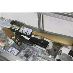 LOT OF KNIVES, HATCHET, PRIEST & MACHETE