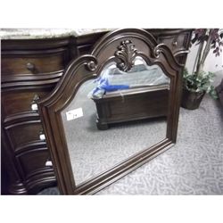 DESIGNER WALNUT FRAMED MIRROR