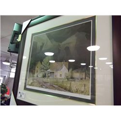 LIMITED EDITION FRAMED AJ CASSON PRINT "SUN AFTER