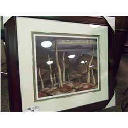 LIMITED EDITION FRAMED AJ CASSON PRINT OCTOBERLAKE