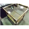 Image 2 : HILTON HILL GLASS TOP COFFEE TABLE & END TABLE