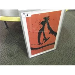 RED SOICHER CASUAL FRAMED ART