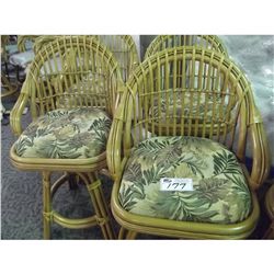 LEAF PATTERNED CHAIR STYLE BAR STOOL (S2)