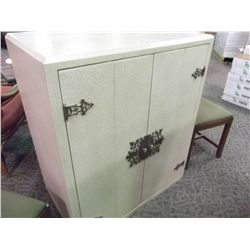 MARGE CARSON ANTIQUE FINISH ENTERTAINMENT UNIT