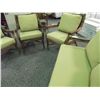 Image 1 : YELLOW STONE LOVE SEAT & 3 CHAIR SET