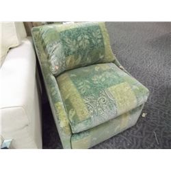 GREEN PAISLEY OSCAR SWIVEL CHAIR