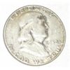 Image 1 : 1952 FRANKLIN SILVER HALF DOLLAR *PLEASE LOOK AT PICTURE TO DETERMINE GRADE*!!