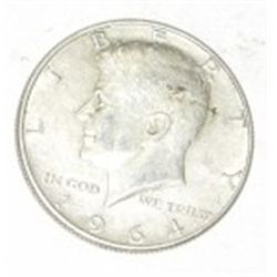 1964-D KENNEDY SILVER HALF DOLLAR *PLEASE LOOK AT PICTURE TO DETERMINE GRADE*!!