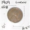 Image 1 : 1909 "VDB" LINCOLN CENT *RARE EARLY PENNY EXTRA FINE GRADE* COIN CAME OUT OF SAFE!!