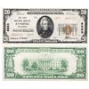 Image 1 : $20 1929 T2 The First National Bank. Charter #6893.Very Fine/Extremely Fine., OK - Cushing,