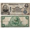 Image 1 : $5 1902 The First National Bank. Charter #6295. Fine., OR - Burns,